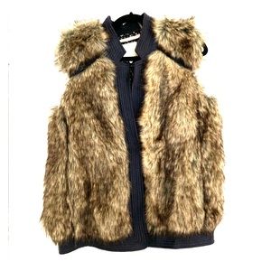 Rebecca Taylor Faux Fur Vest